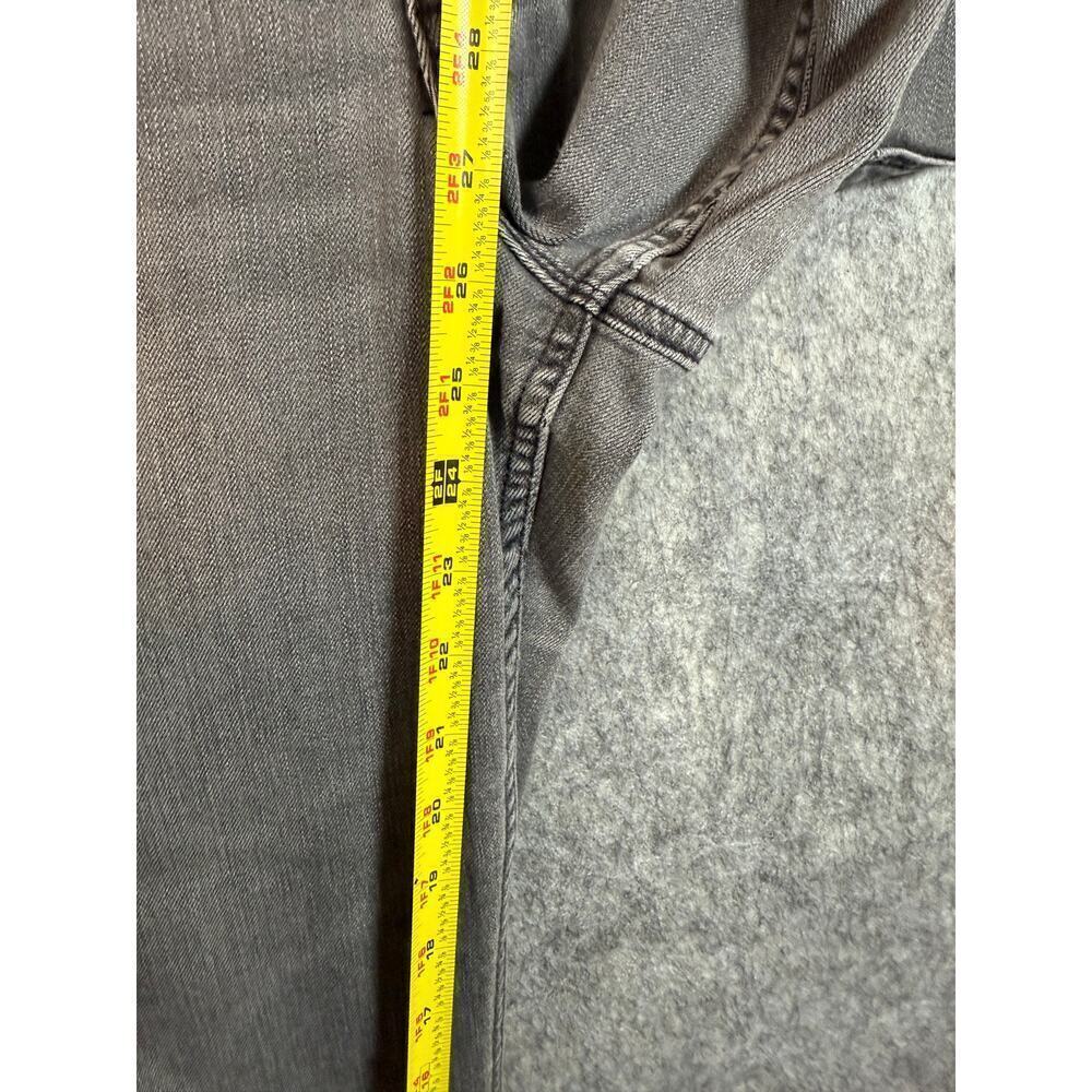 EUC Athleta Womens Gray Scupltek Stretch Raw Hem Skinny Jeans - Size 8P - Picture 9 of 10
